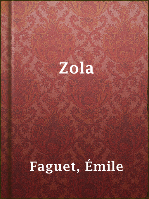 Cover image for Zola